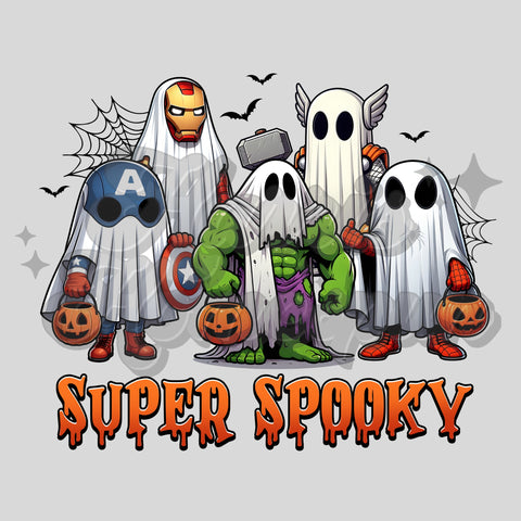 Super Spooky Ghosts DTF Print