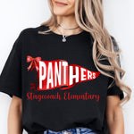 Panthers Flag with Bow Stagecoach Spirit Shop Top
