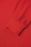 Red Varsity Striped Pullover