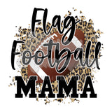 Flag Football Mama Leopard DTF Print