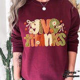 Give Thanks Faux Yarn Completed Top