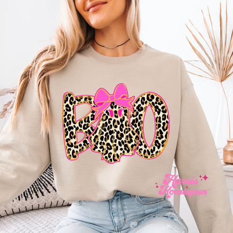 Leopard Boo Ghost Completed Top