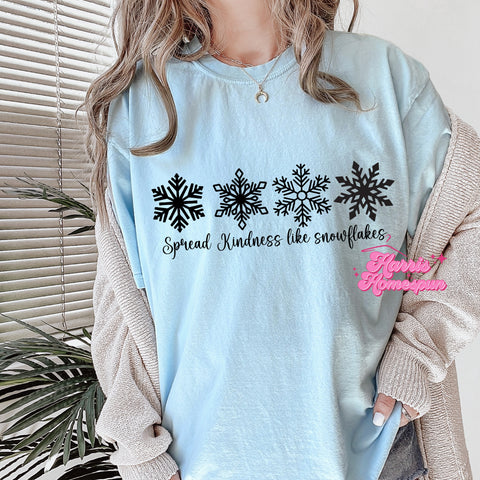 Spread Kindness like Snowflakes Completed Top