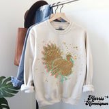 Gold Splatter Turkey Completed Top