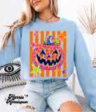 Neon Jack-O-Lantern Completed Top