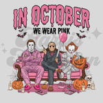 In October We Wear Pink DTF Print