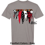 Pre-K Panthers Pennate Flag Completed Tee