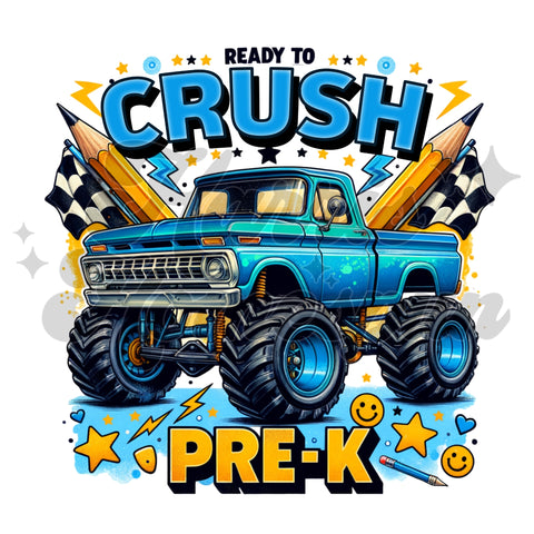 Ready to Crush Pre-K DTF Print