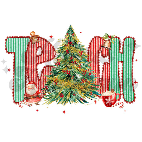 Teach with Tree DTF Print