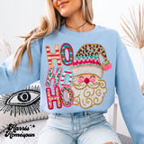 HoHoHo Santa Faux Yarn Completed Top