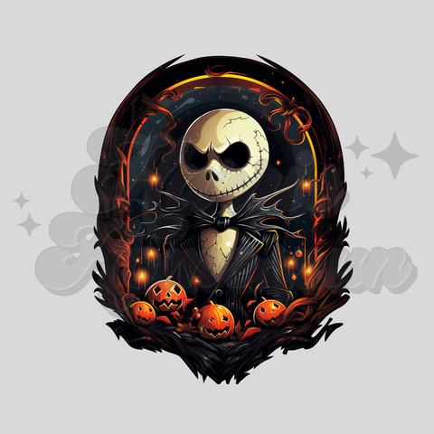 Jack Skeleton DTF Print