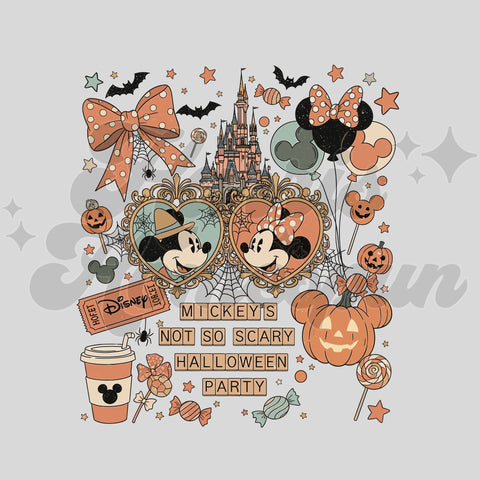 Halloween Party DTF Print