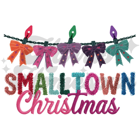 Small Town Christmas DTF Print