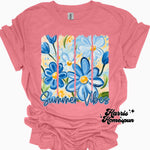 Yellow and Blue Summer Vibes Completed Top