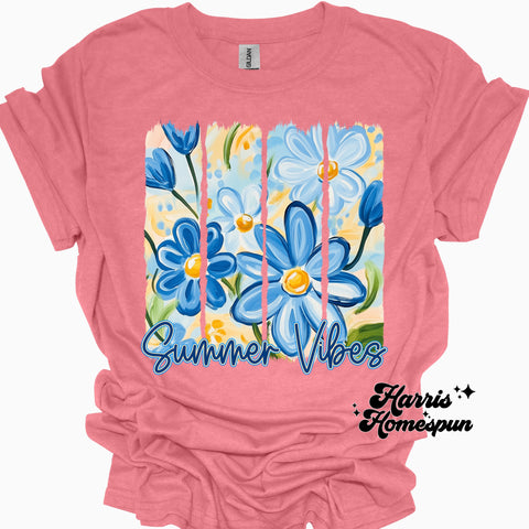 Yellow and Blue Summer Vibes Completed Top