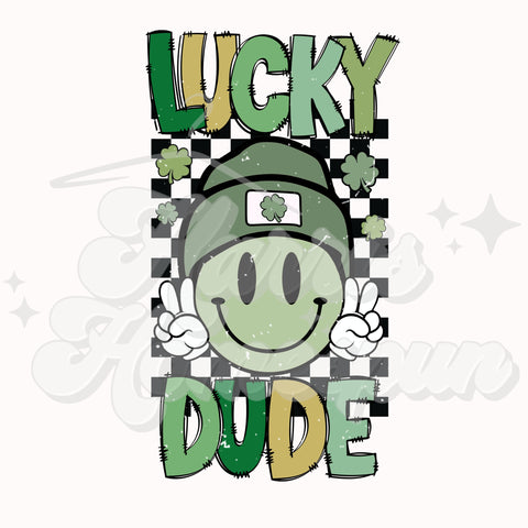 Lucky Dude DTF Print