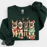 German Christmas Pups Completed Top