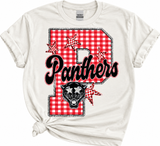 Red Checkered P Southside Spirit Shop Top