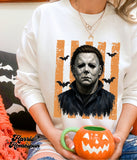 Spooky Character Orange Striped Completed Top