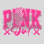 Checkered LB Pink Out DTF Print