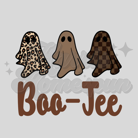 Boo Jee Pattern Ghost DTF Print