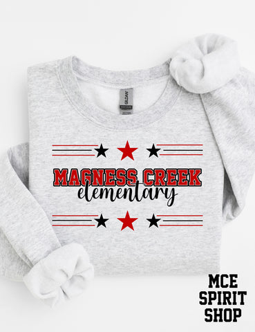 Magness Creek Elementary Stars & Stripes Completed Top