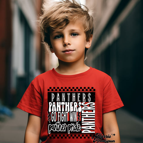 Black Panthers Word Collage Completed Top