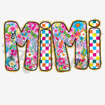 MiMi Colorful Checkered DTF Print