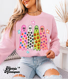 Colorful Pattern Ghosts Completed Top