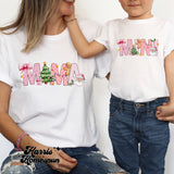 MINI Pink Christmas Completed Top