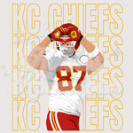 KC Kelce 87 DTF Print