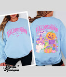 Pink Halloween Town Completed Top (Front & Back)