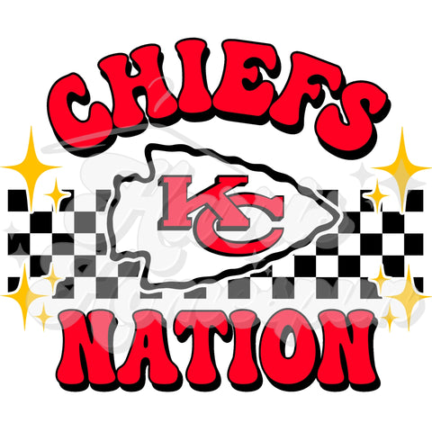 Chiefs Nation DTF Print