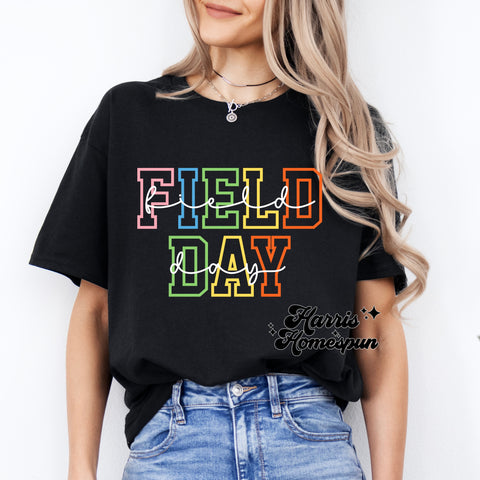Colorful Field Day Completed Top