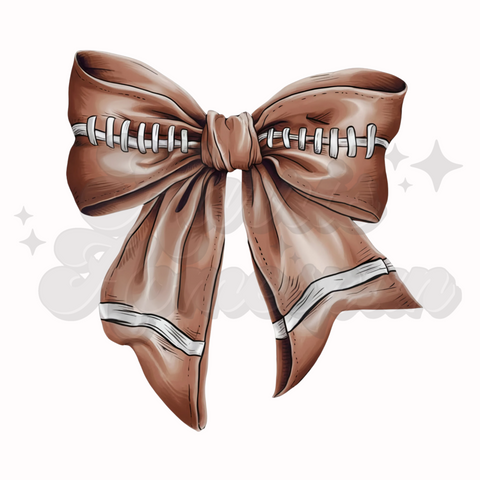 Football Big Bow DTF Print