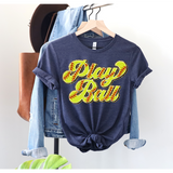 Softball Play Ball DTF Print