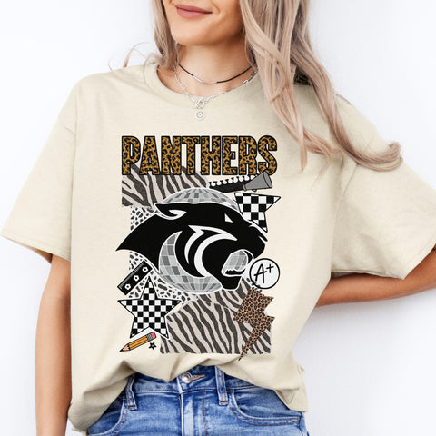 Panthers Different Animal Prints Completed Top