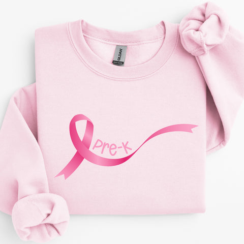 Pre-K Pink Ribbon Completed Top