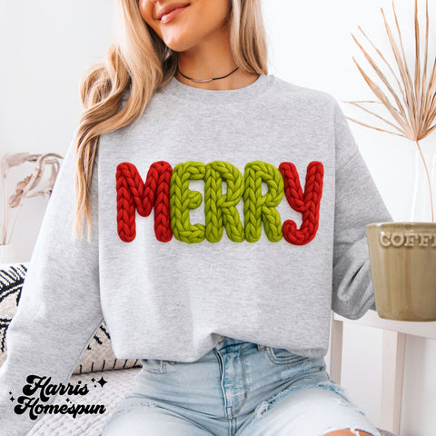 Merry Red & Green Completed Top