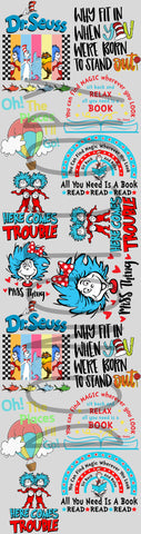 Pre-Made Dr. Seuss Gang Sheet