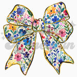 Floral Big Bow DTF Print
