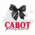 Black Bow Cabot Panthers DTF Print