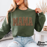 Faux Yarn Brown MAMA Completed Top