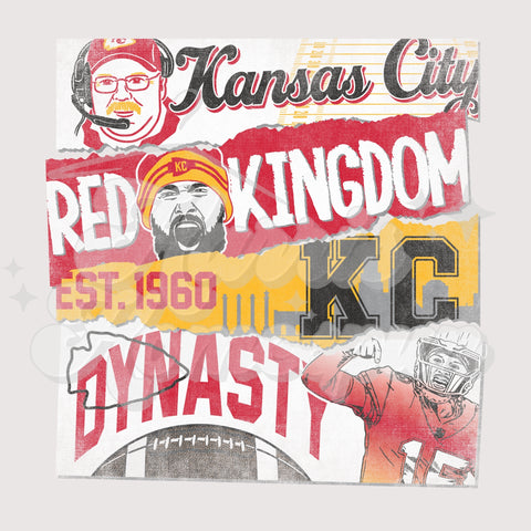 KC Red Kingdom DTF Print