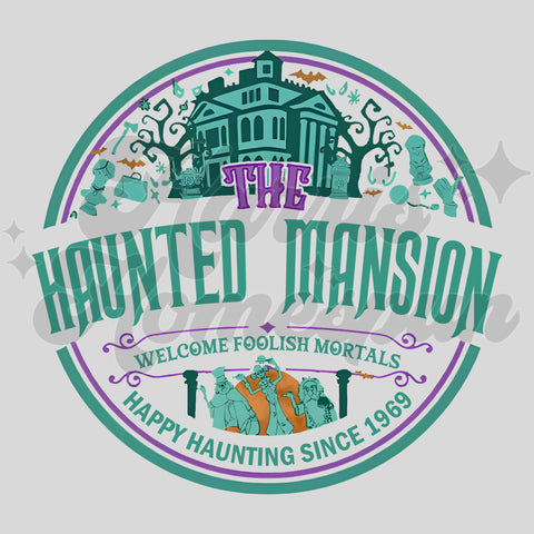 Haunted Mansion DTF Print