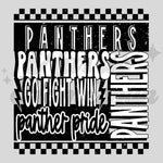 Black Panthers Word Collage DTF Print