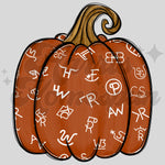 Western Pumpkin DTF Print