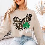 Leopard Heart Clover Completed Top