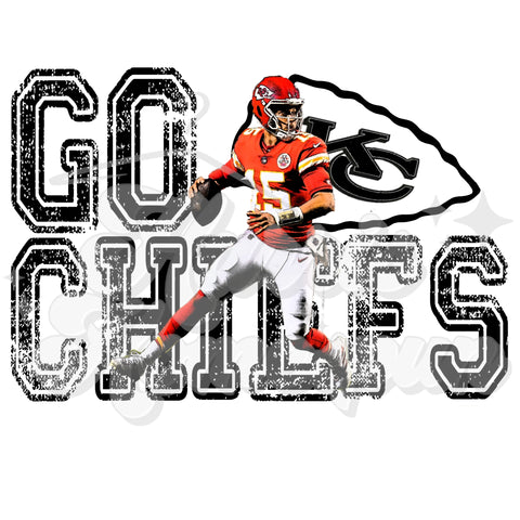 Go Chiefs Player DTF Print