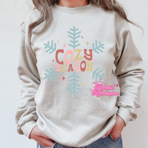 Cozy Season Snowflake Completed Top